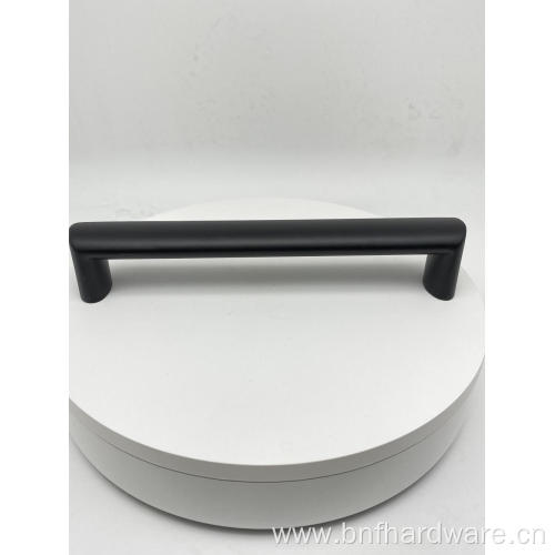 Stainless Steel Black Powder Coating Oval Furniture Handles